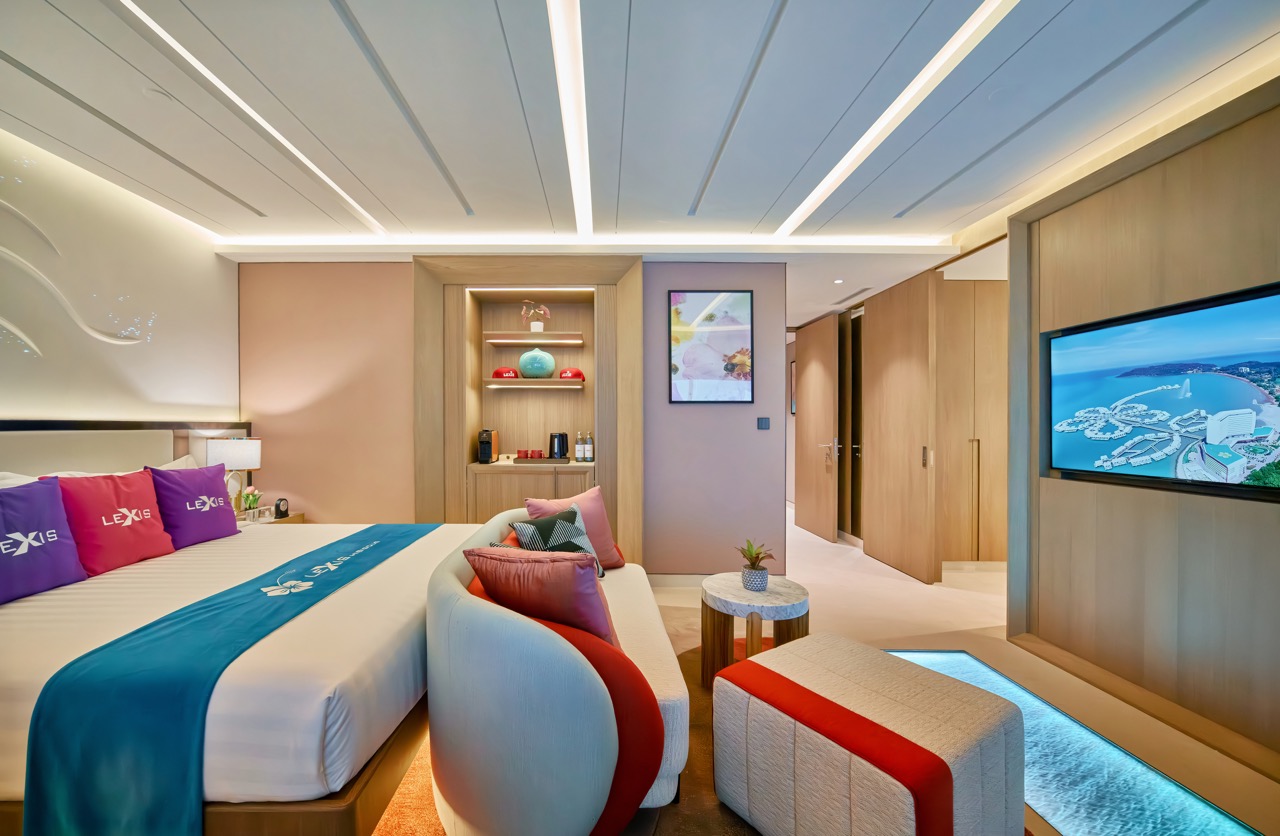 Professionally photographed Lexis property showroom bedroom