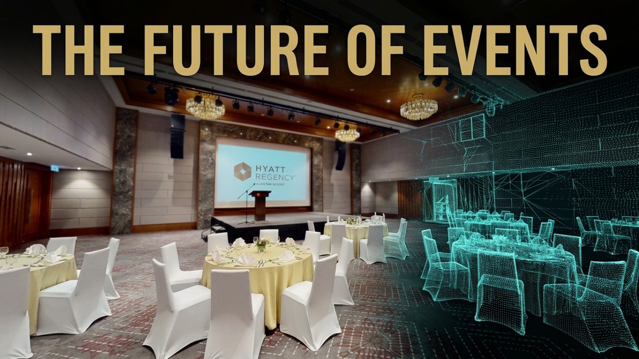Hyatt Regency Kuantan ballroom digital twin